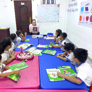 សកម្មភាព នៃការសិក្សានៅក្នុងថ្នាក់ របស់កុមារកម្រិតមត្តេយ្យ នៃកម្មវិធីភាសាអង់គ្លេសទូទៅសម្រាប់កុមារ_ពេញម៉ោង នៃសាលារៀន ថក!  «English Kindergarten Program of TALK SCHOOL»